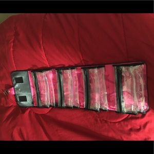 Hanging cosmetic organizer